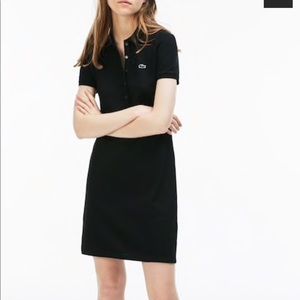 Lacoste WOMEN STRETCH COTTON MINI PIQUÉ POLO DRESS